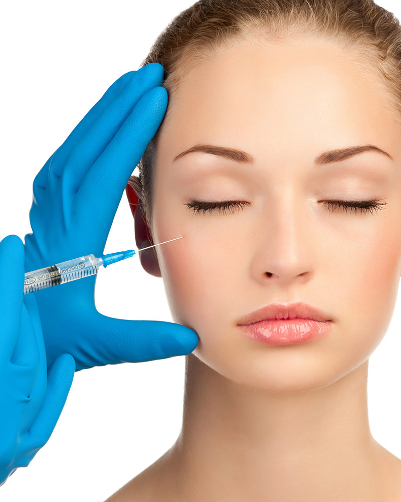 Gesicht Volumenaufbau mit Hyaluronsäure-Filler  augenklinik sulzbach