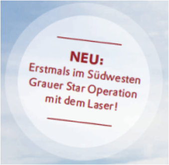 Grauer Star mit Laser