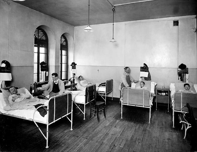 Historisches Krankenzimmer Knappschaftslazarett