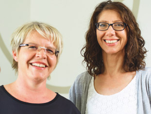 Susanne Schneider und Nicole Hager